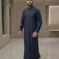 Premium Designer Navy Blue Thobe