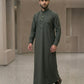 Premium Designer olive green Thobe