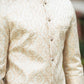 LIGHT FAWN PRINCE COAT JAMAWAR WITH H.WORK