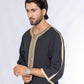 Black Morocan golden Embroidery Thobe