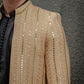 GOLDEN PRINCE COAT MOTIVE EMBROIDERY