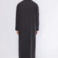 Black Embroidery Emirati Thobe