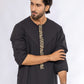 Black Embroidery Emirati Thobe