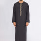 Black Embroidery Emirati Thobe