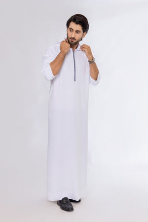 White Hoody Thobe