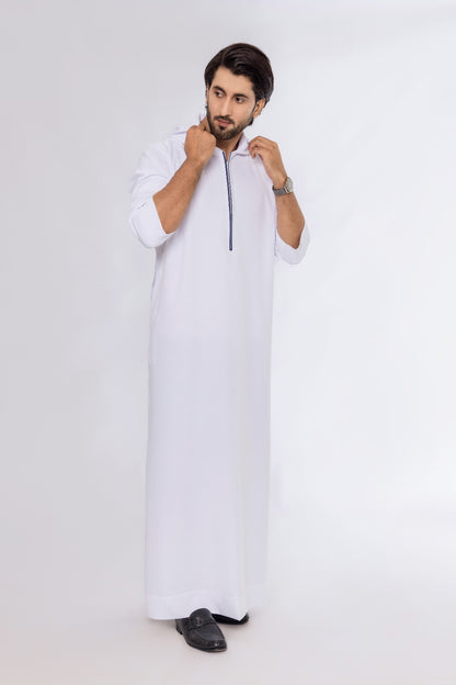 White Hoody Thobe