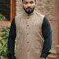 TEXTURED GOLDEN WAIST COAT