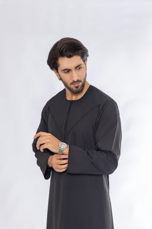 Black Emirati Thobe