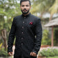 BLACK PRINCE COAT EMBROIDERY