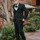 BLACK LUXURY 3-PIECE SUIT FOR MEN'S