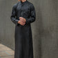Plain Black Saudi Thobes