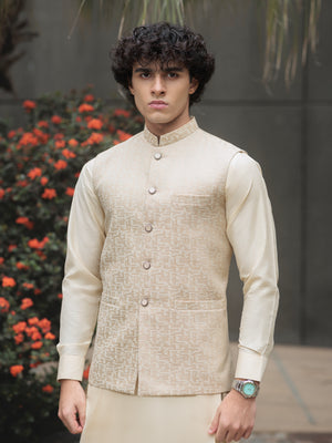 TEXTURED ROYAL WAIST COAT