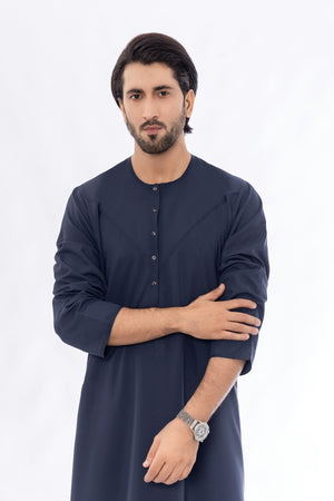 Navy Blue Emirati Thobe