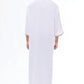 White Morocan Embroidery Thobe