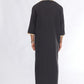 Black Morocan Embroidery Thobe