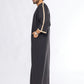 Black Morocan Embroidery Thobe