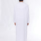 White Embroidery Emirati Thobe