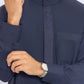 Navy Blue Embroidery Saudi Thobe