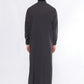 Black Embroidery Saudi Thobe