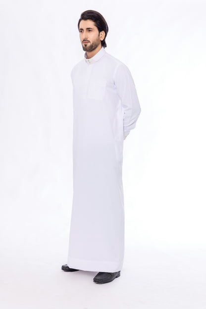 White Desginer Thobe