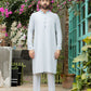 Embroidered Soft Blue Kameez Shalwar