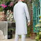 Embroidered Soft Blue Kameez Shalwar