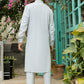 Textured Light Aqua Blue Kameez Shalwar