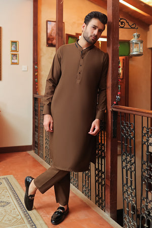 Copper Blended Kameez Shalwar