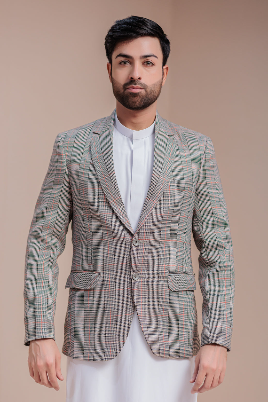Light Grey Formal Blazer For Men