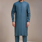 Turqouise Green Blended Kameez Shalwar