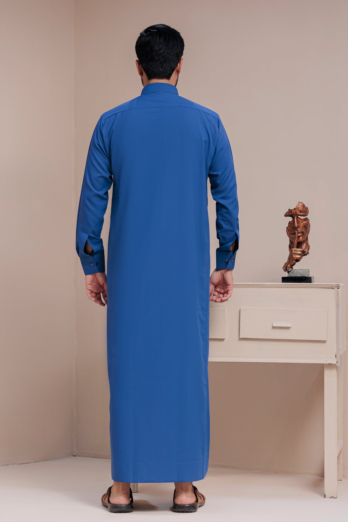 Colorfull Thobe Royal Blue Embroidered Thobe – Al Nabaa | Bin Rizwan