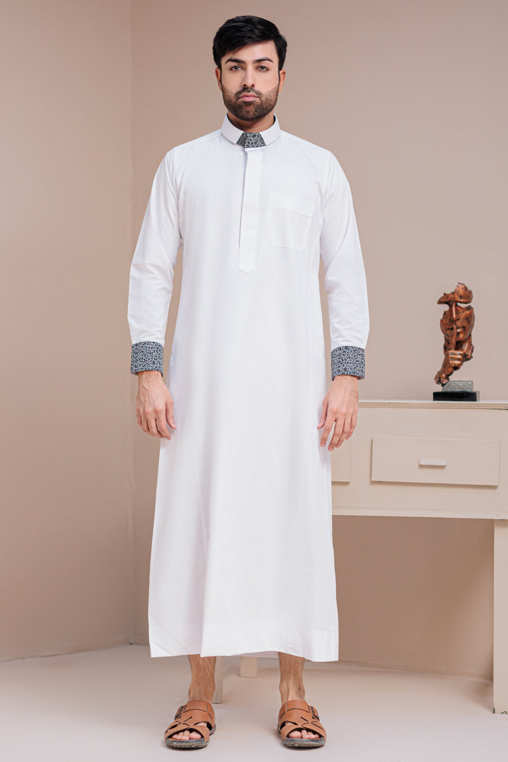 White Designer Thobe