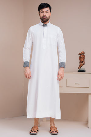 White Designer Thobe