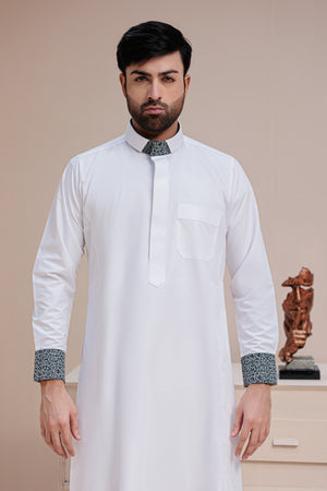 White Designer Thobe