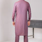 Magenta Textured Kameez Shalwar