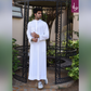 Plain White Saudi Thobes