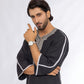 Black Morocan Embroidery Thobe
