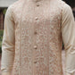 CREAM EMBROIDERED WAISTCOAT