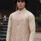 CREAM EMBROIDERED WAISTCOAT