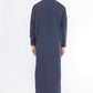 Blue Saudi Embroidery Thobe