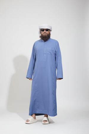 Al Souq – Plain Light Blue Saudi Thobe