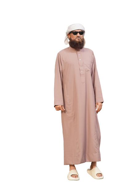 Plain Camel Saudi Thobes
