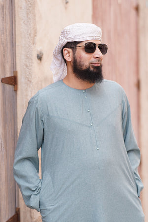 Sky Blue Emarati Thobe