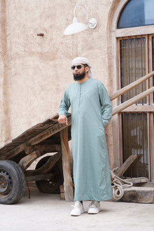 Sky Blue Emarati Thobe