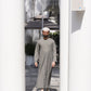 Dark Grey Textured Emarati Thobe