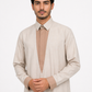 Beige Kuwaiti Designer Thobe