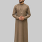 The Zenith – Premium Designer Brown Thobe