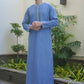 Light Blue Embroidered Thobes