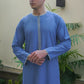 Light Blue Embroidered Thobes