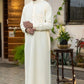 Plain Off White Saudi Thobes